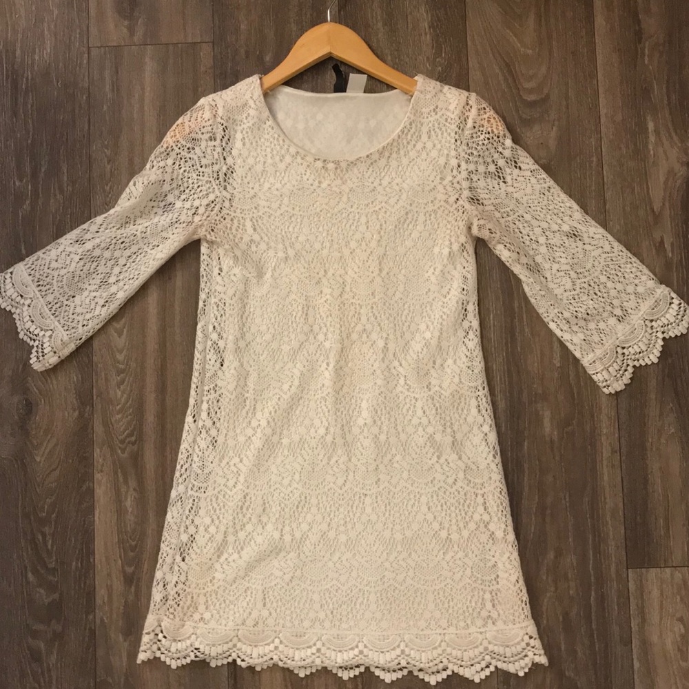 White lace dress H&M